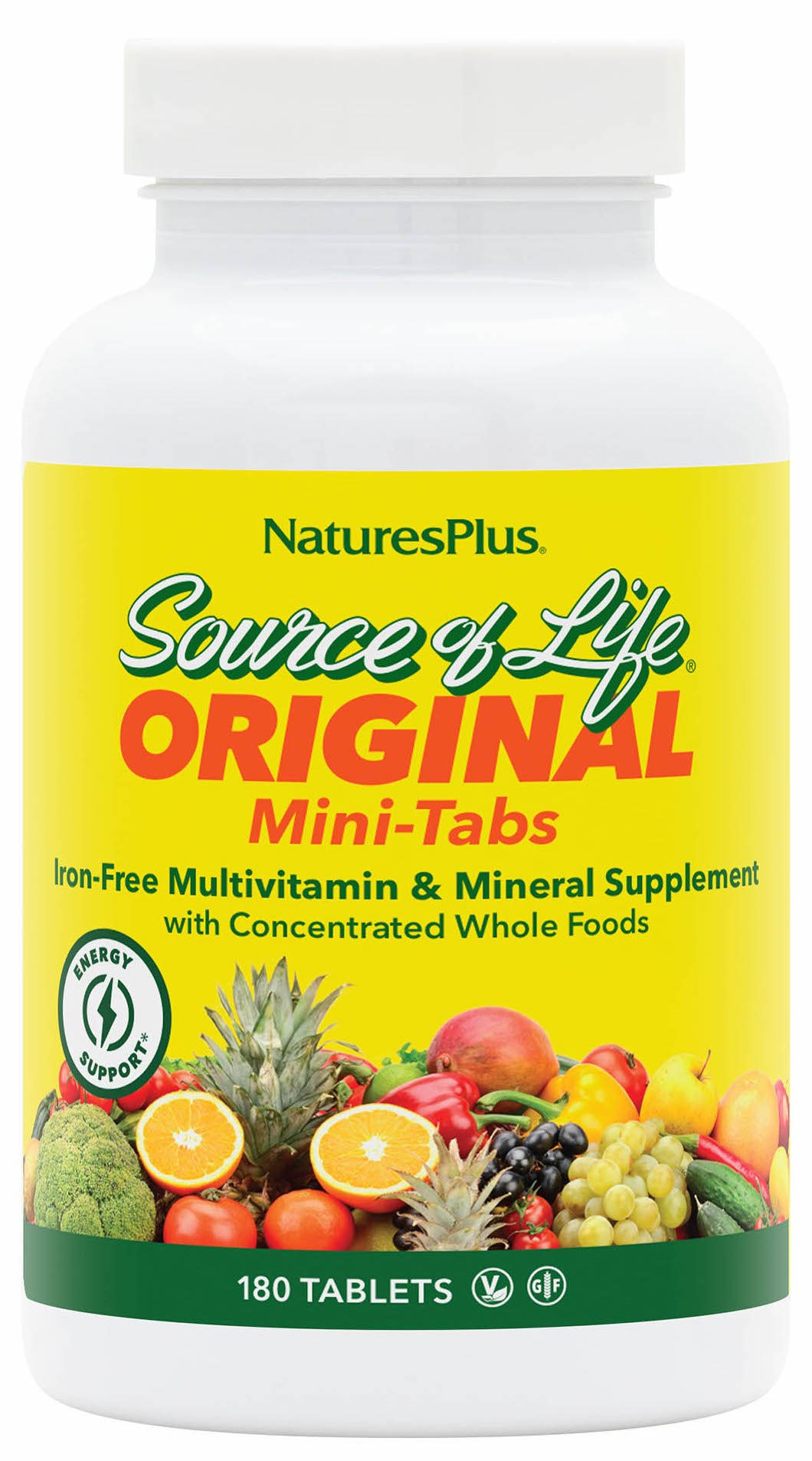 NaturesPlus Original Source of Life IronFree Multivitamin & Mineral