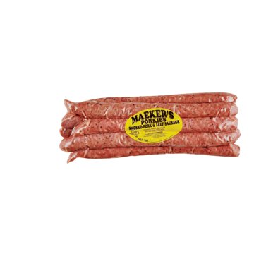 Maeker's Porkies Smoked Pork & Beef Sausage Breakfast Links, 14 oz