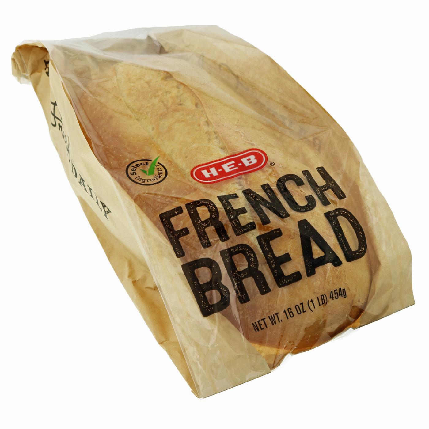 HEB Bakery French Bread Shop Loaves at HEB