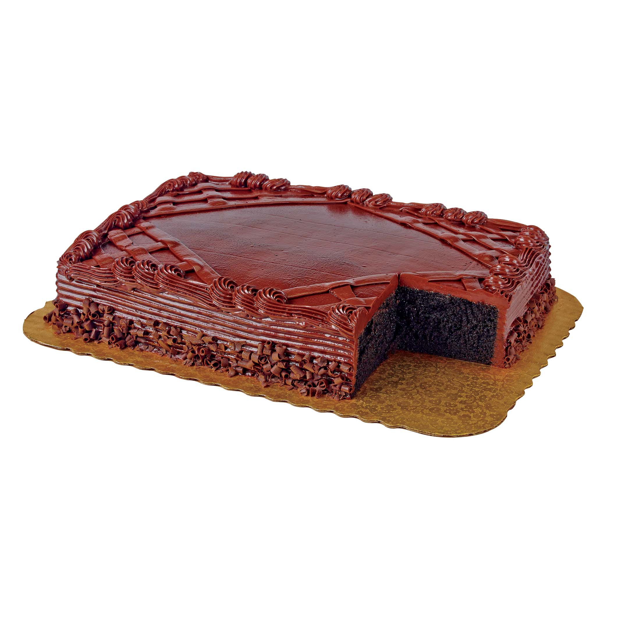 H-E-B Bakery Chocolate Fudge Cake - Shop Standard Cakes At H-E-B