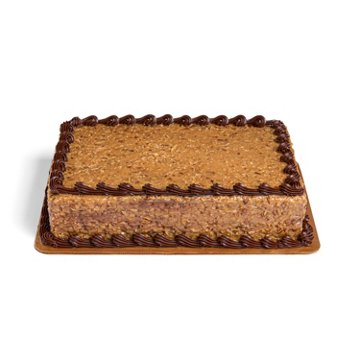 H-E-B Bakery German Chocolate Cake, 1/4 Sheet