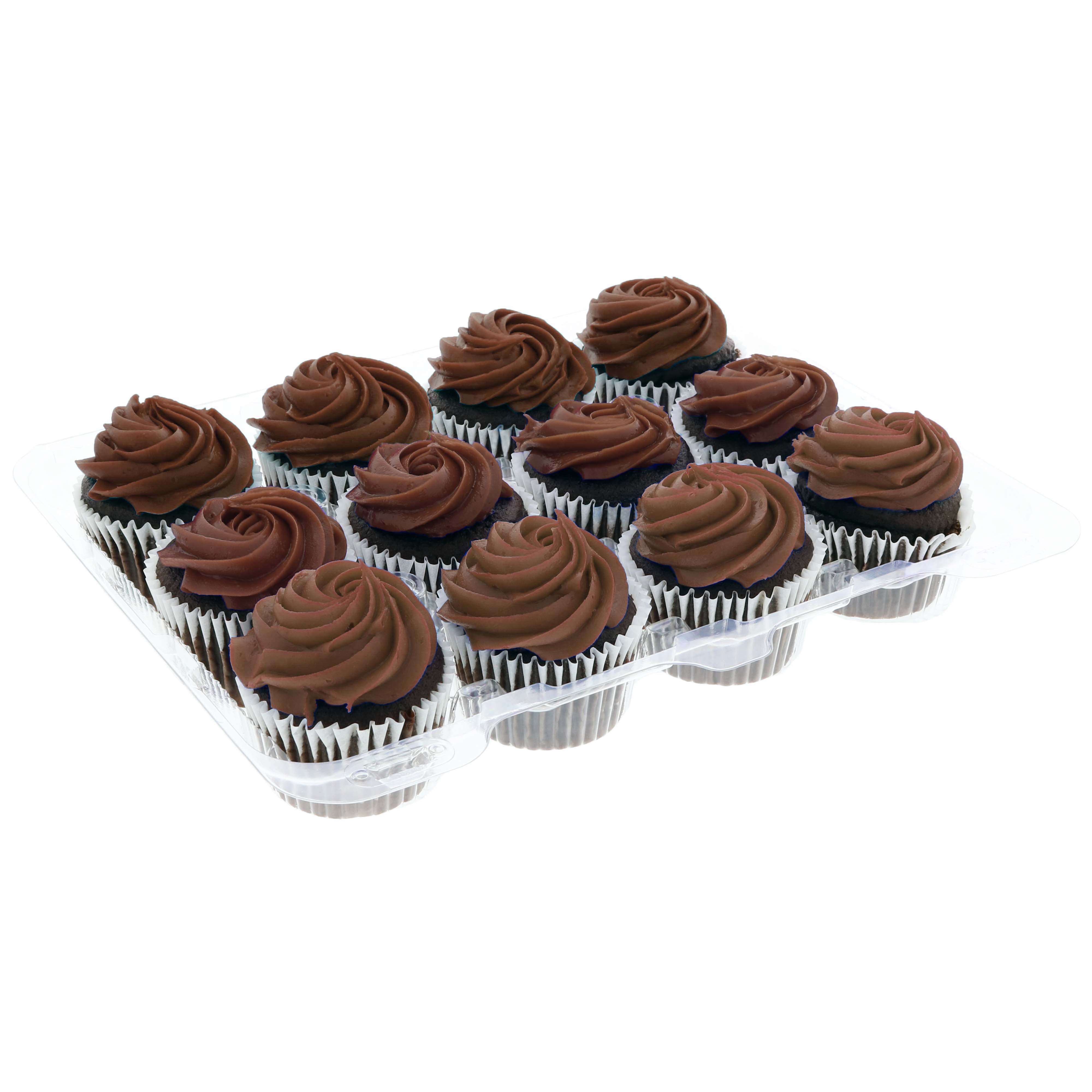 H-E-B Chocolate Cupcakes With Chocolate Buttercream Icing - Shop Cakes ...