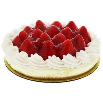 H-E-B Bakery Fresh Strawberry Cheesecake, 8"