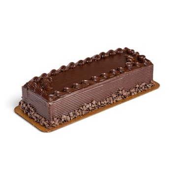 H-E-B Bakery Chocolate Fudge Cake, 1/8 Bar