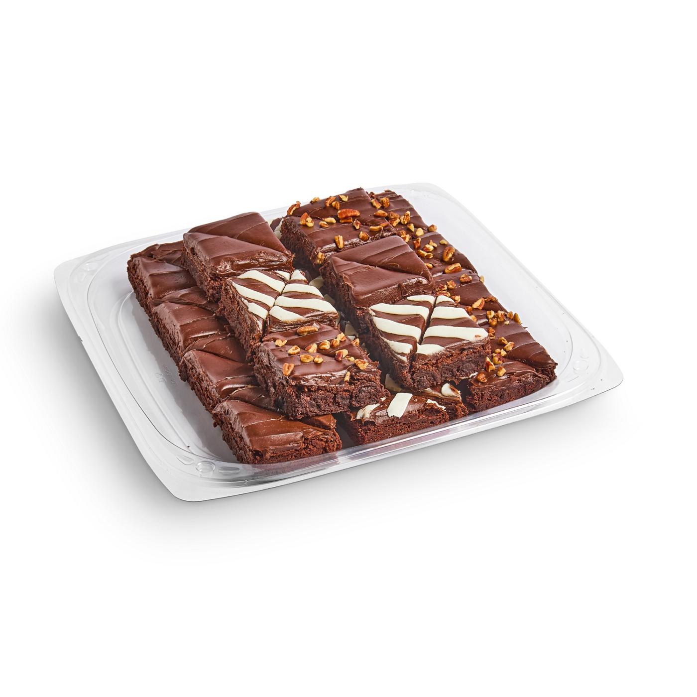 HEB Bakery Large Party Tray Gourmet Brownies Shop Standard party trays at HEB