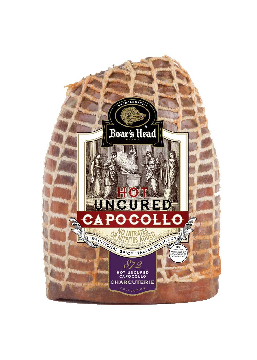 Boar's Head Hot Uncured Capocollo, Custom Sliced; image 1 of 2