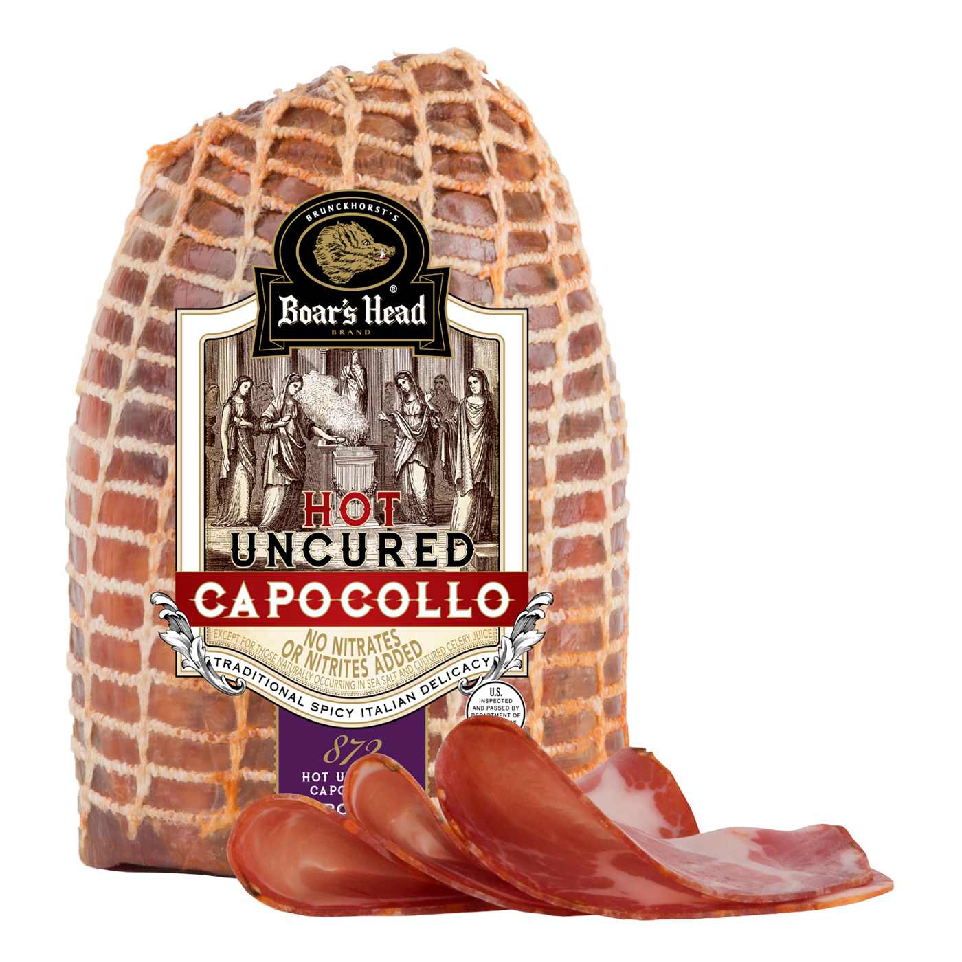 Boar's Head Hot Uncured Capocollo, Custom Sliced; image 2 of 2