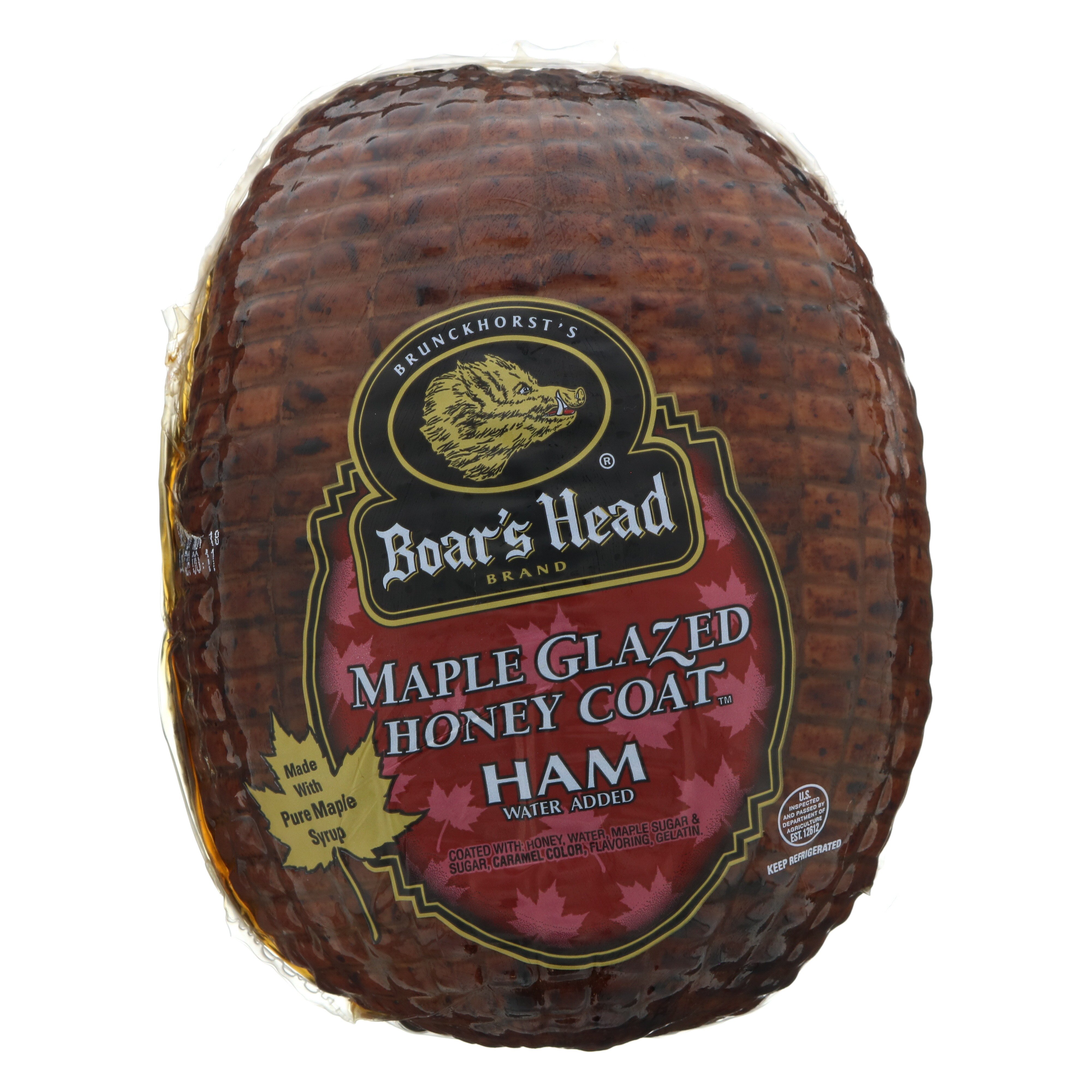 Boar's Head Maple Glazed Honey Coat Ham, Sliced Shop Meat at HEB