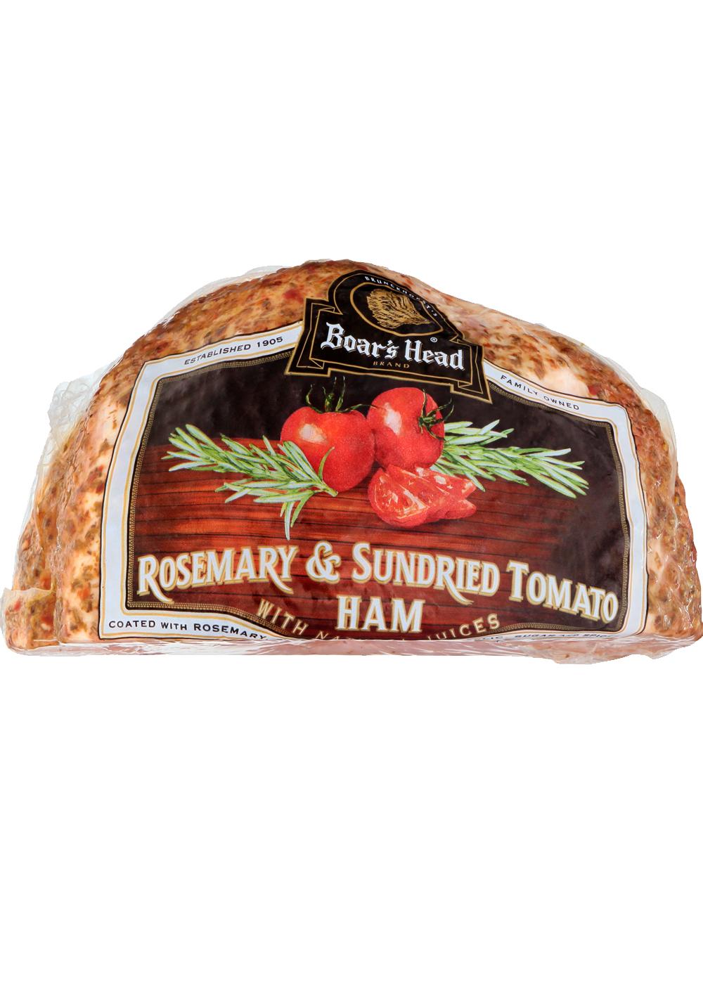 Boar's Head Rosemary & Sundried Tomato Ham, Custom Sliced; image 1 of 2