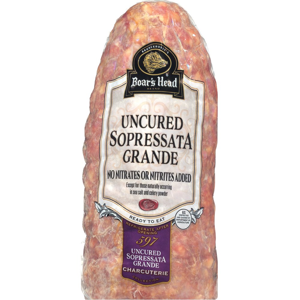 Boar's Head Uncured Sopressata Grande, Custom Sliced Shop Meat at HEB