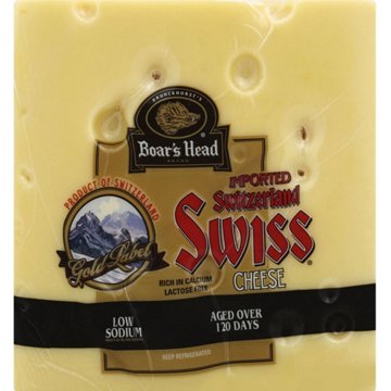 Boar's Head Imported Switzerland Swiss Cheese, Custom Sliced, lb