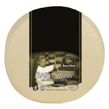 Boar's Head Baby Swiss Cheese, Custom Sliced