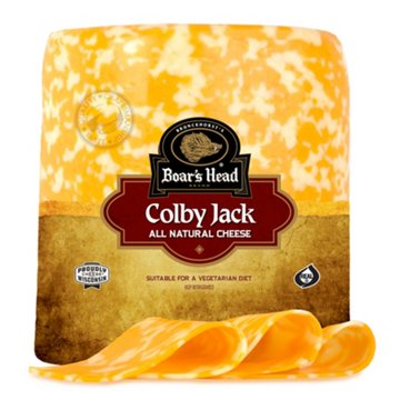 Boar's Head Colby Jack Cheese, Custom Sliced