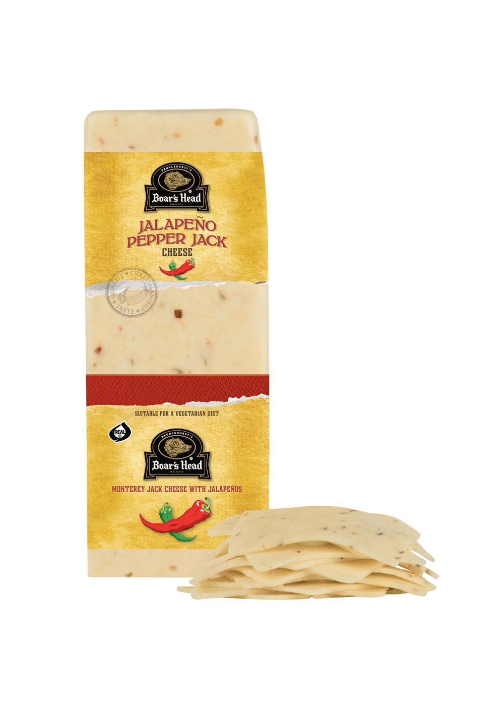 Boar's Head Jalapeño Pepper Jack Cheese, Custom Sliced; image 2 of 2