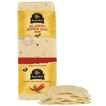 Boar's Head Jalapeño Pepper Jack Cheese, Custom Sliced, lb