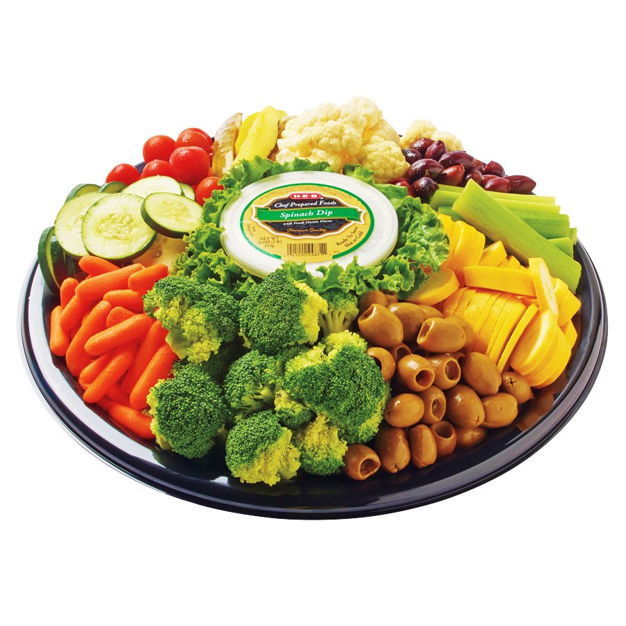 HEB Veggie Relish Party Tray, Medium, Limit 4 Shop Custom Party