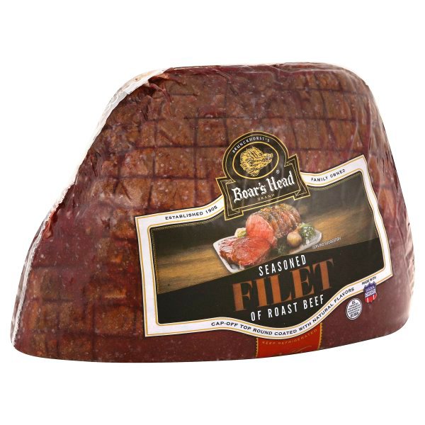 Boar's Head Seasoned Filet of Roast Beef CapOff Top Round Shop Meat