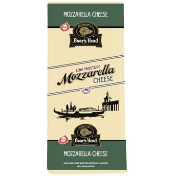 Boar's Head Low Moisture Mozzarella Cheese, Custom Sliced