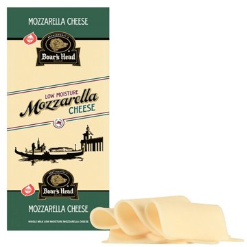 Boar's Head Low Moisture Mozzarella Cheese, Custom Sliced