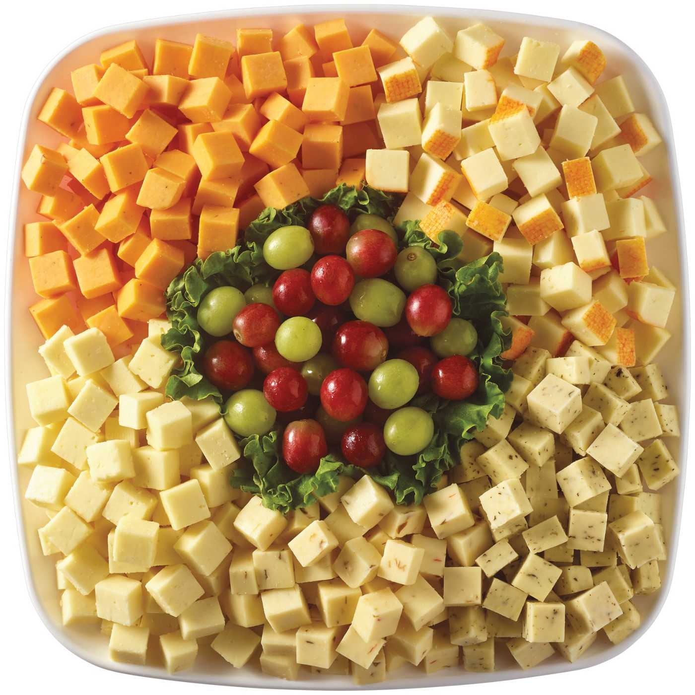 H-E-B Large Party Tray - Cubed Cheese; image 3 of 3