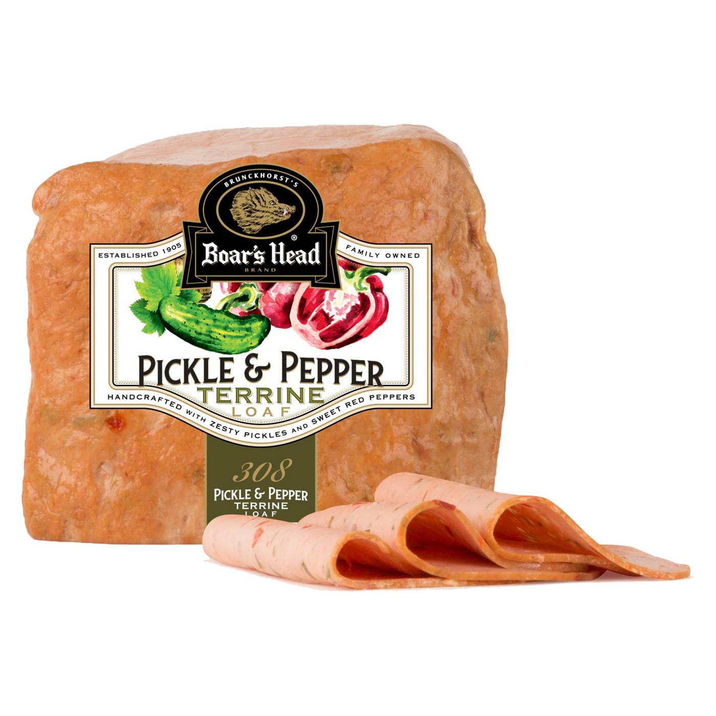 Boar's Head Pickle & Pepper Loaf, Sliced - Shop Meat at H-E-B 