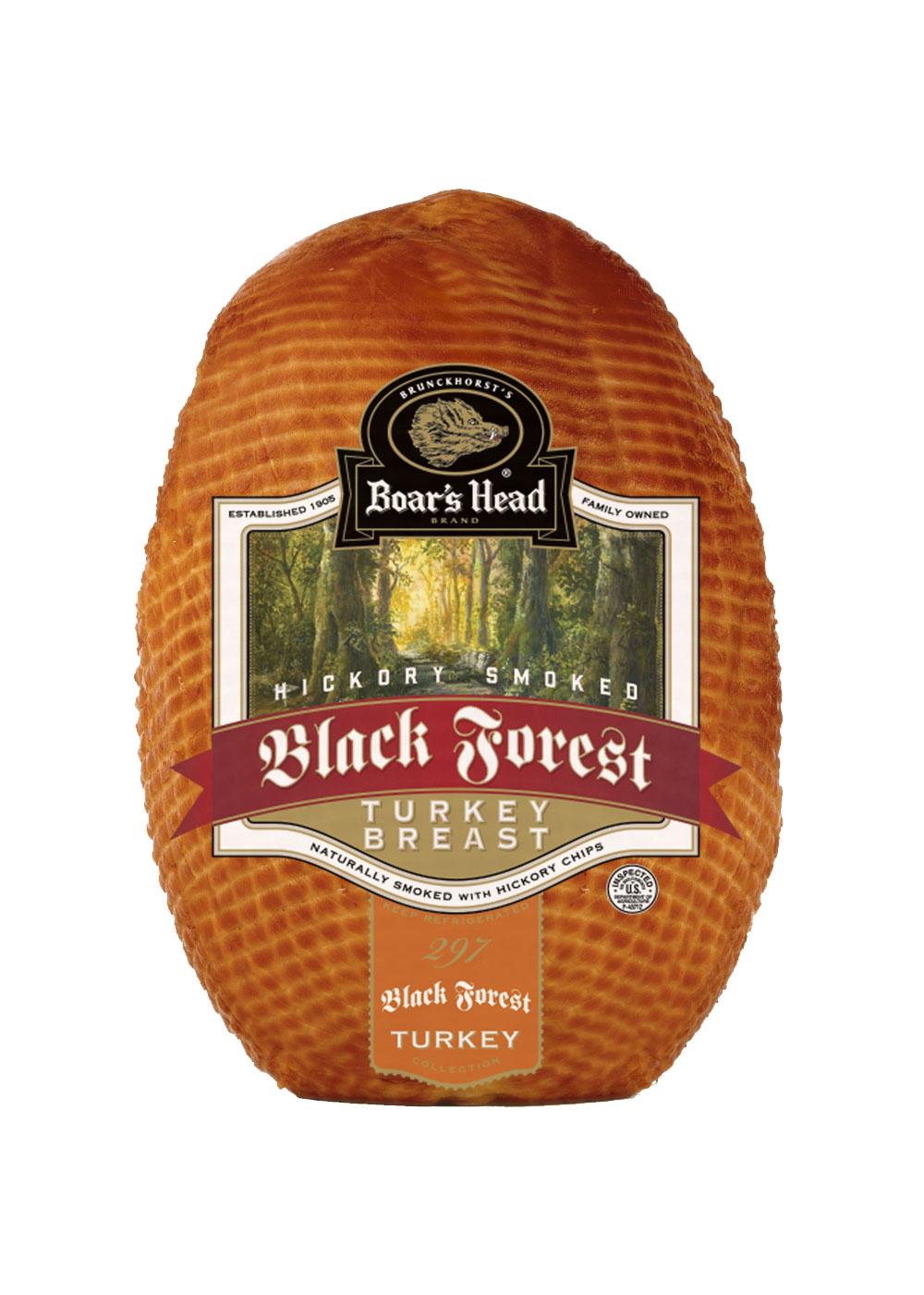 Boar's Head HickorySmoked Black Forest Turkey Breast, Custom Sliced