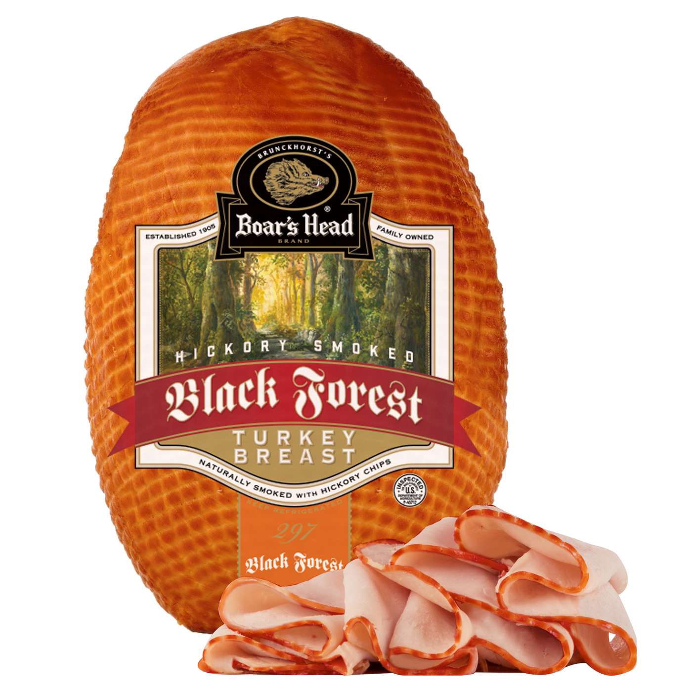 Boar's Head Hickory Smoked Black Forest Turkey Breast, Sliced; image 2 of 2