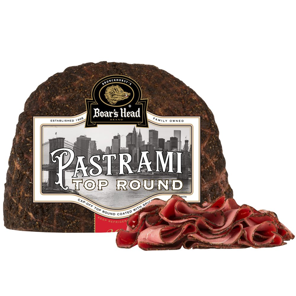 Boar's Head Top Round Head Pastrami