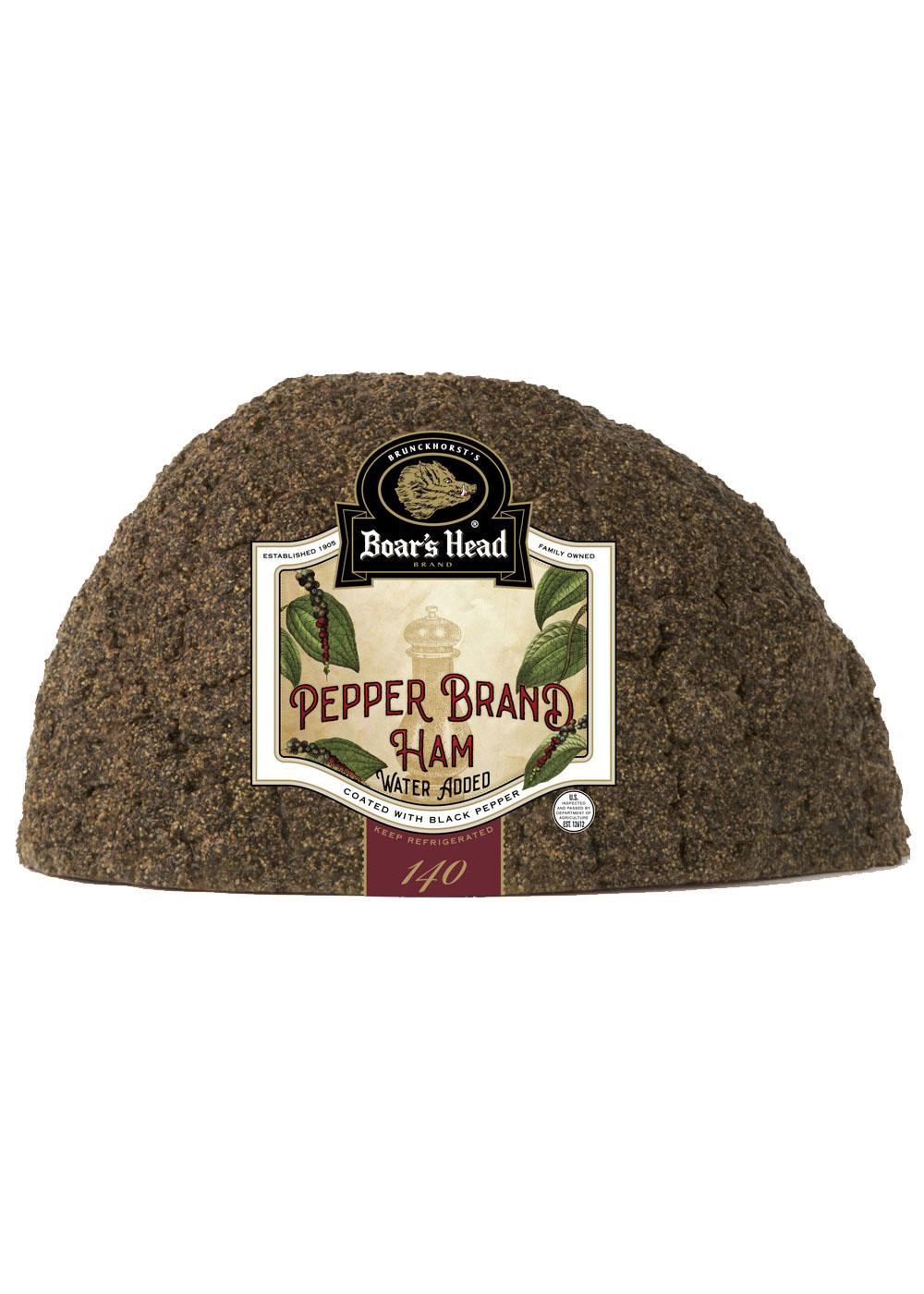 Boar's Head Pepper Brand Ham, Custom Sliced; image 1 of 2