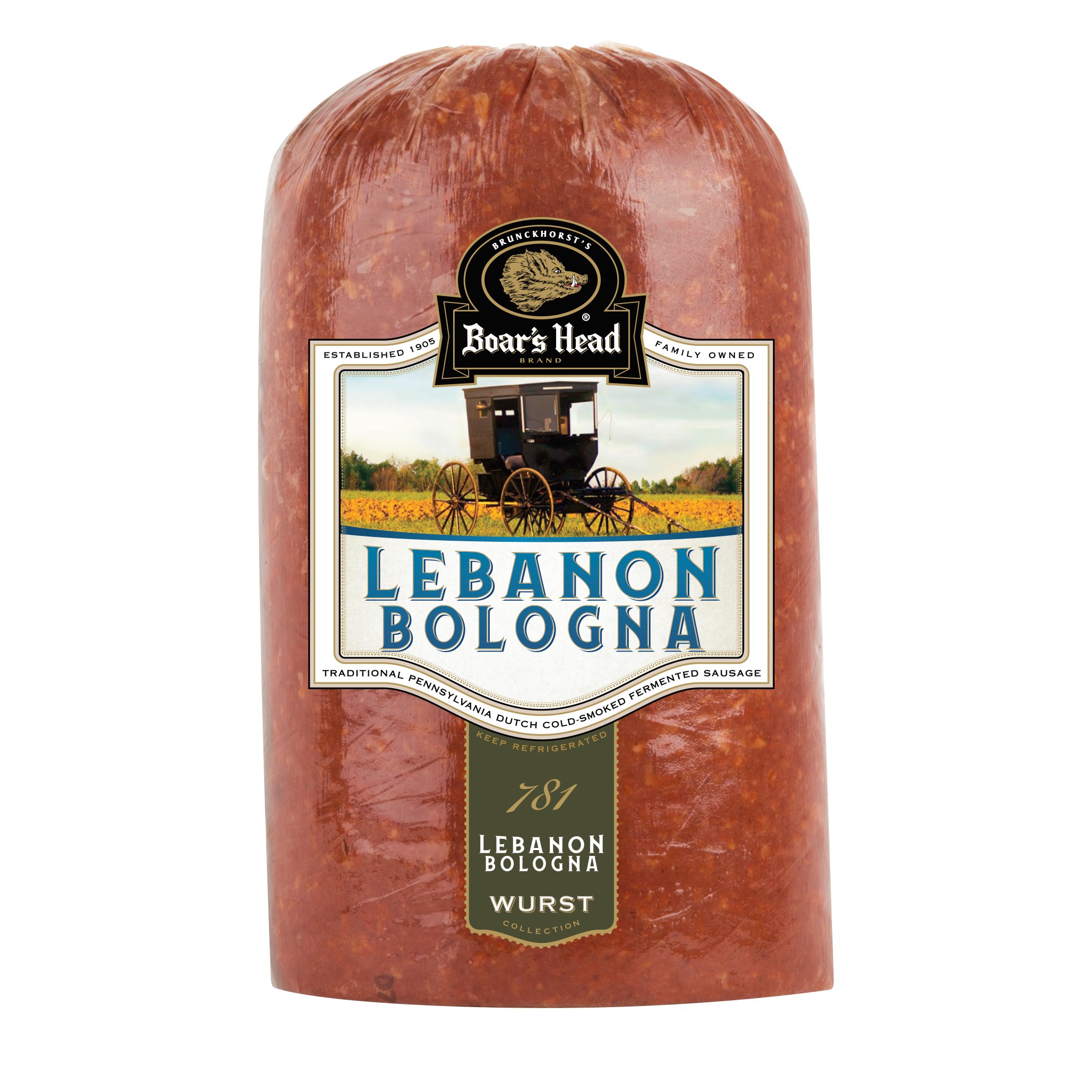 Boar's Head Weaver Lebanon Bologna, Sliced - Shop Meat at ...