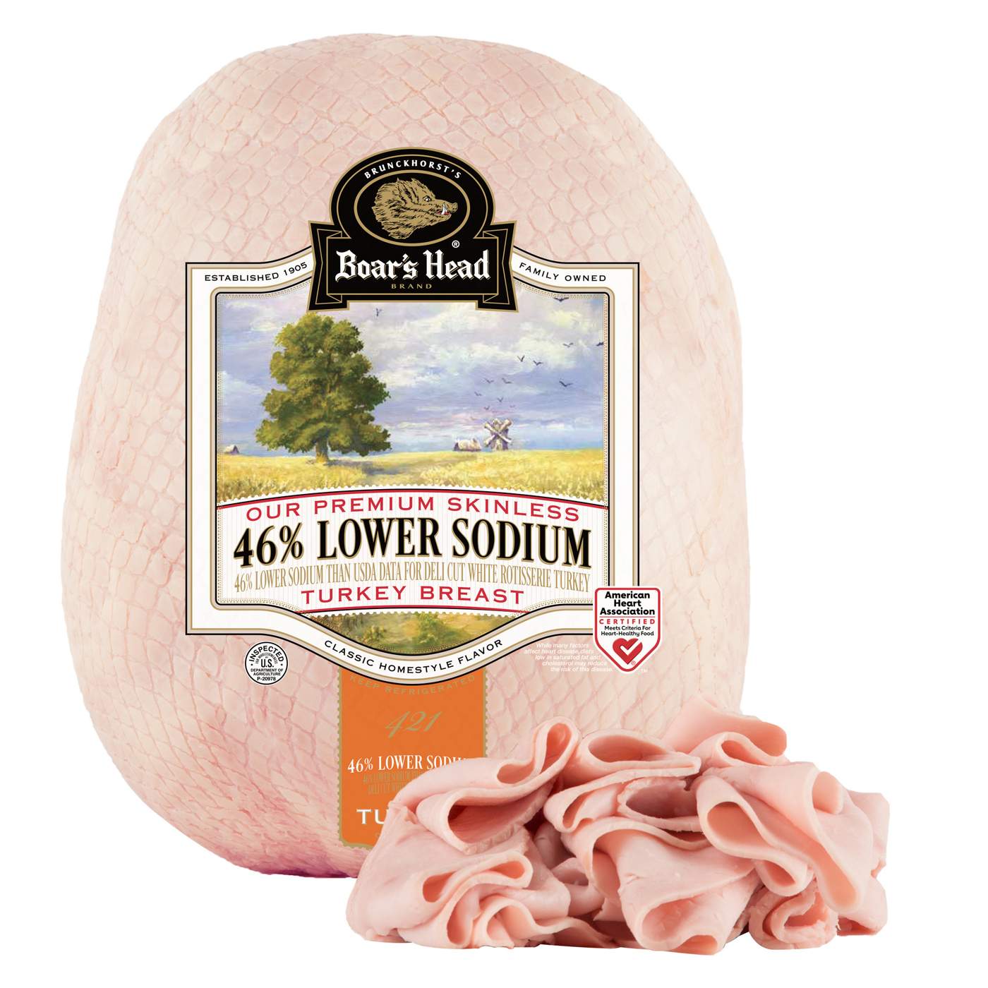 Boar's Head Lower Sodium Turkey Breast, Custom Sliced; image 2 of 2