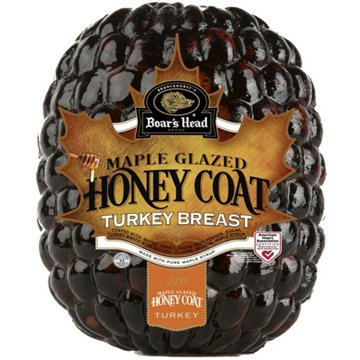 Boar's Head Maple Glazed Honey Coat Turkey Breast, Custom Sliced, lb