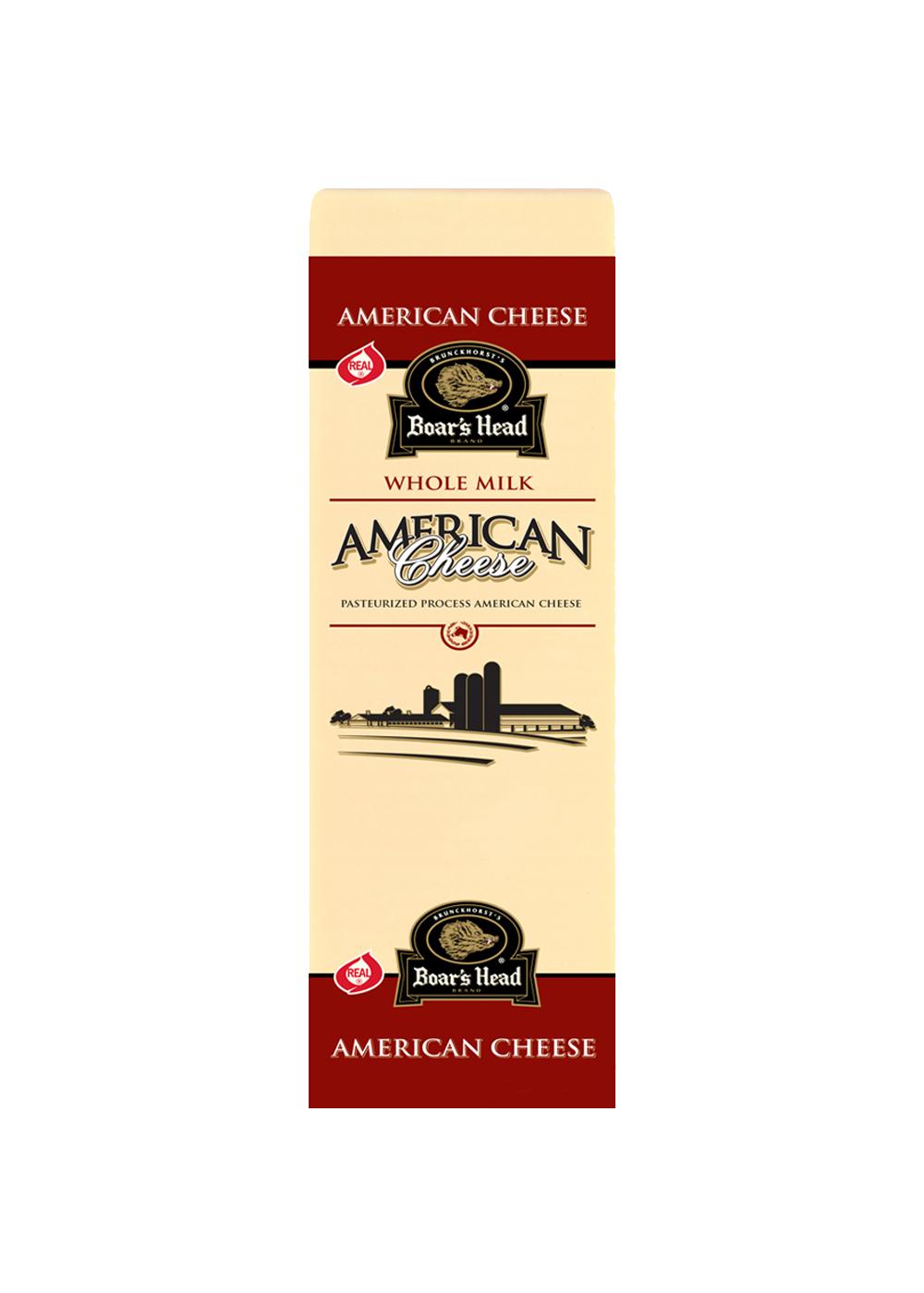 Boar's Head White American Cheese, Custom Sliced; image 1 of 2