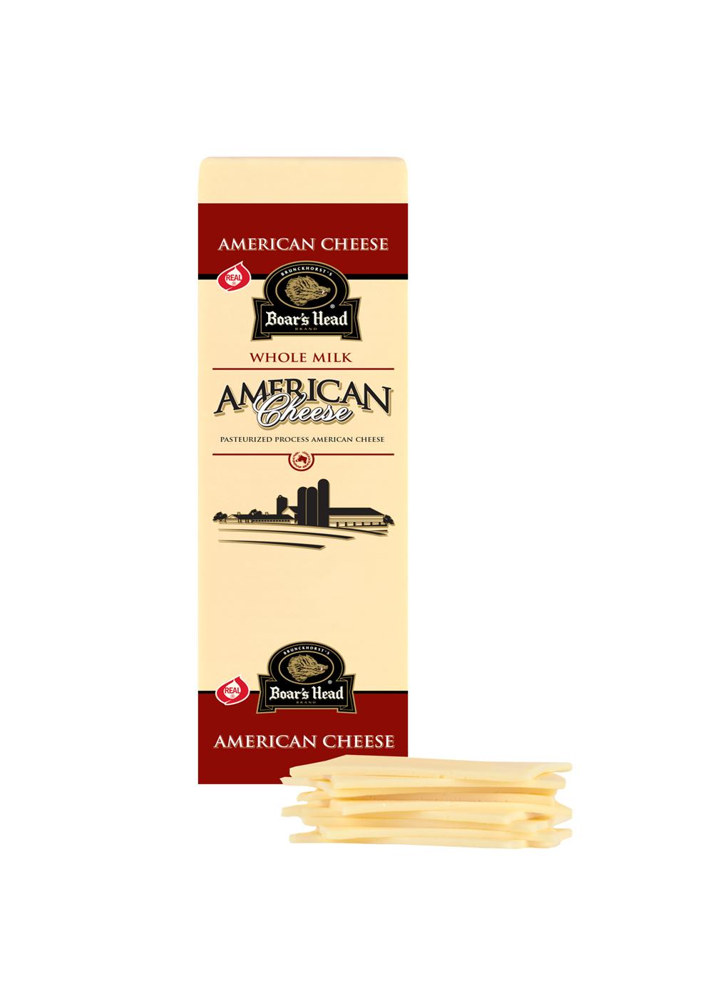 Boar's Head White American Cheese, Custom Sliced; image 2 of 2