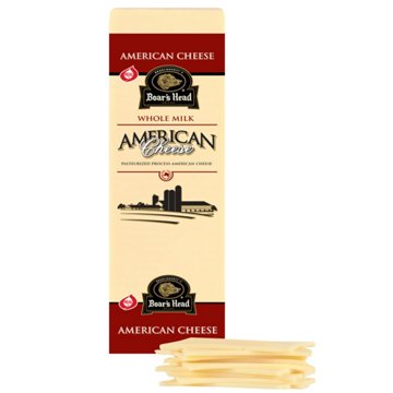 Boar's Head White American Cheese, Custom Sliced, lb