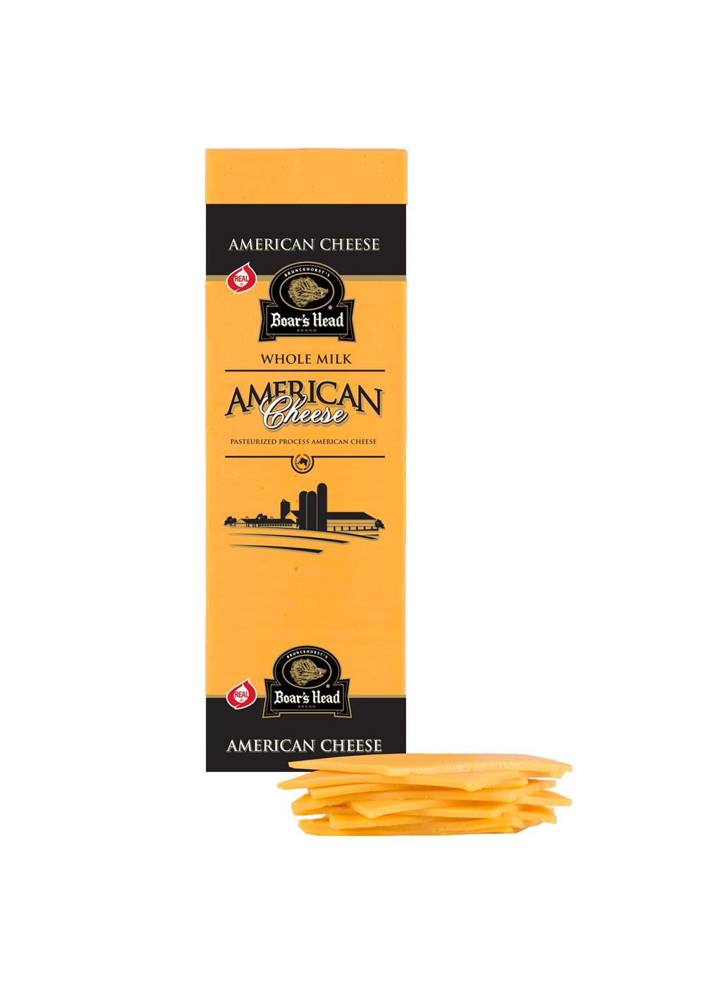 Boar's Head Yellow American Cheese, Custom Sliced; image 2 of 2