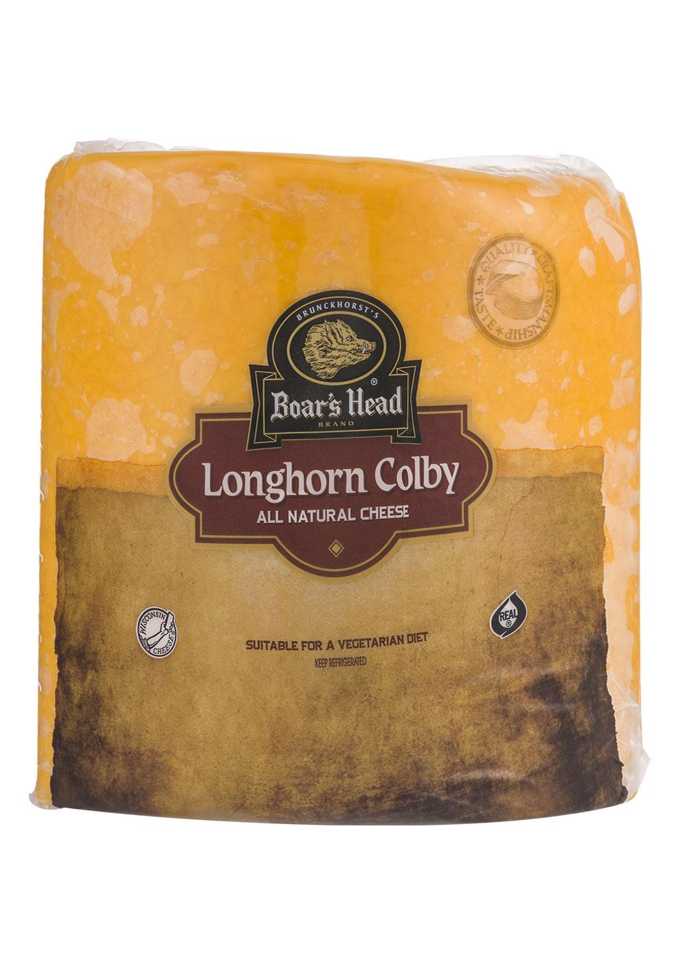 Boar's Head Longhorn Colby Cheese, Custom Sliced; image 1 of 2