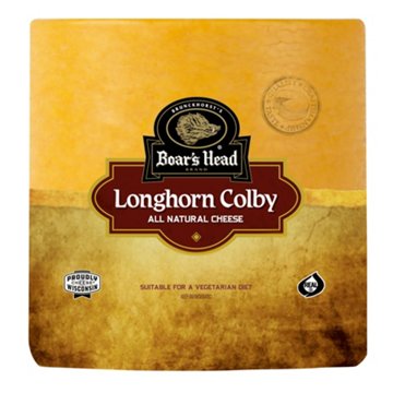 Boar's Head Longhorn Colby Cheese, Custom Sliced