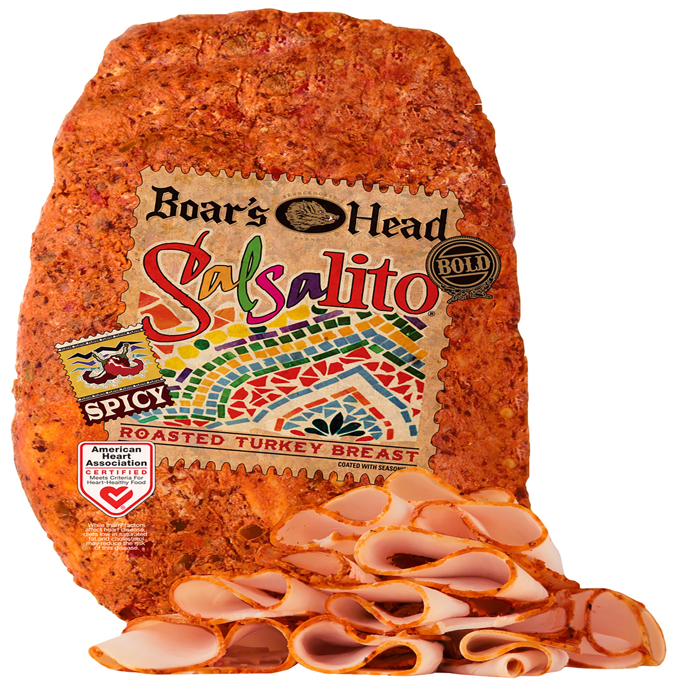 Boars Head Bold Salsalito Roasted Turkey Breast, Sliced - Shop Meat at  H-E-B