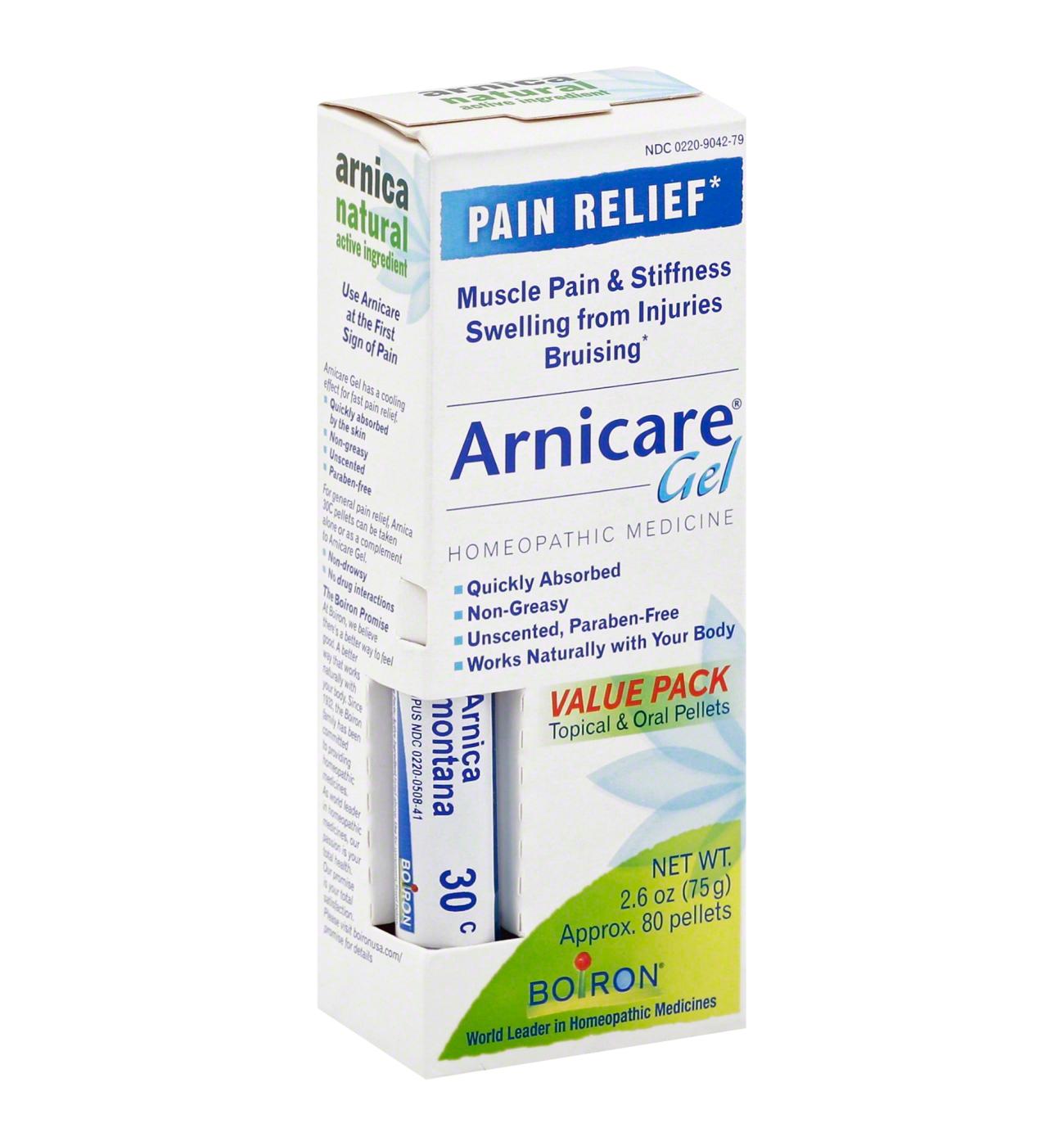 Boiron Arnicare Gel for Pain Relief, Unscented - Shop Herbs & Homeopathy at  H-E-B