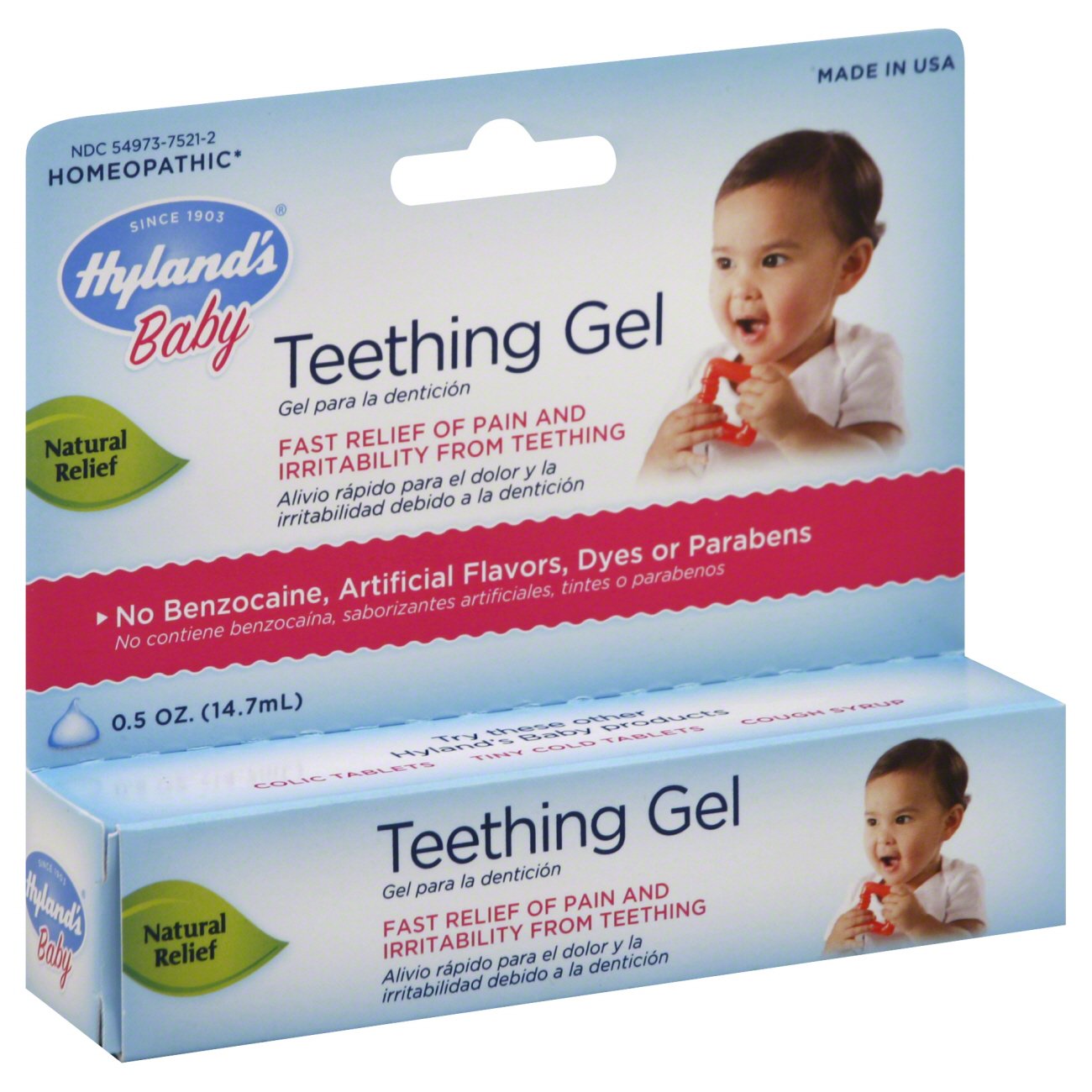 teething gel without benzocaine