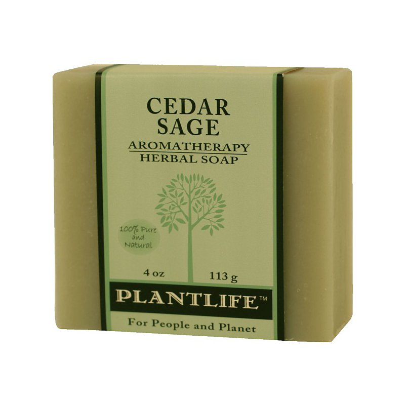 Plantlife Cedar Sage Aromatherapy Herbal Soap - Shop Bath & Skin Care ...