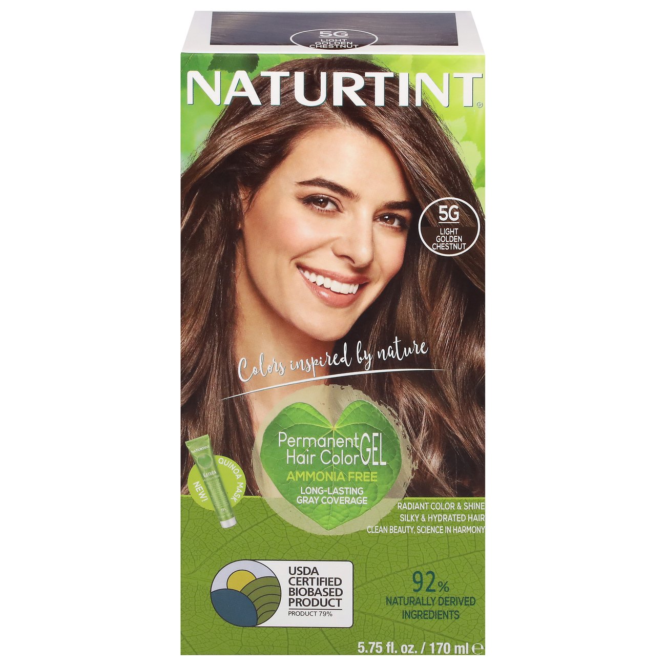 Naturtint Permanent Hair Color - 5G Light Golden Chestnut - Shop Hair ...