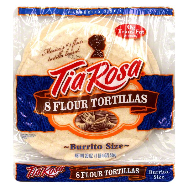 Tia Rosa Burrito Size Flour Tortillas Shop Tortillas at HEB