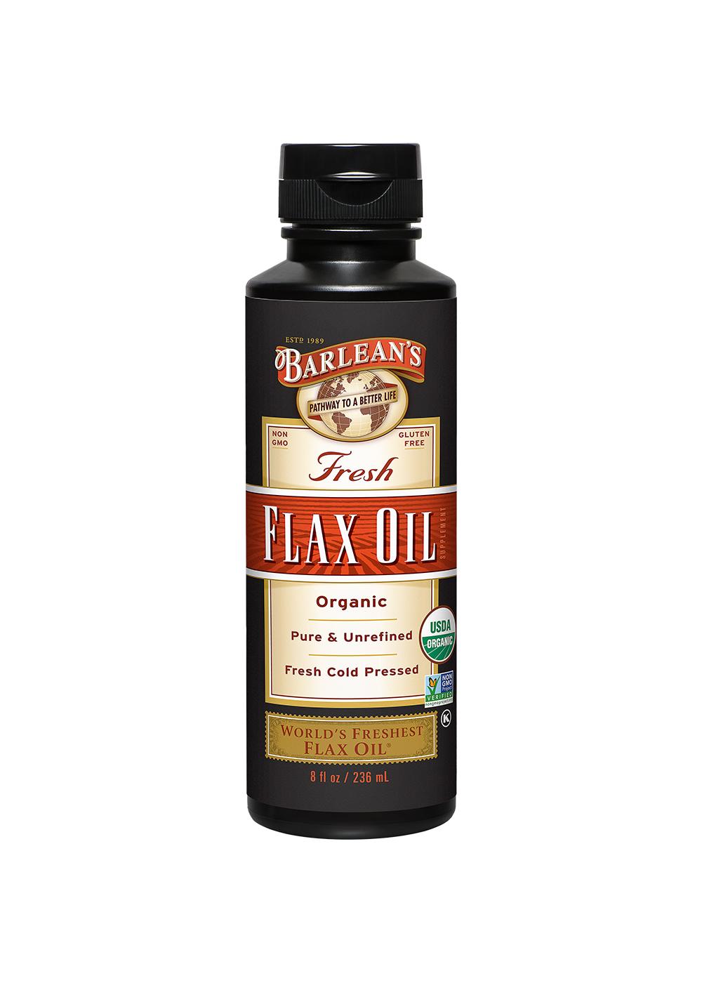 Barlean's Organic Flax Oil; image 1 of 3