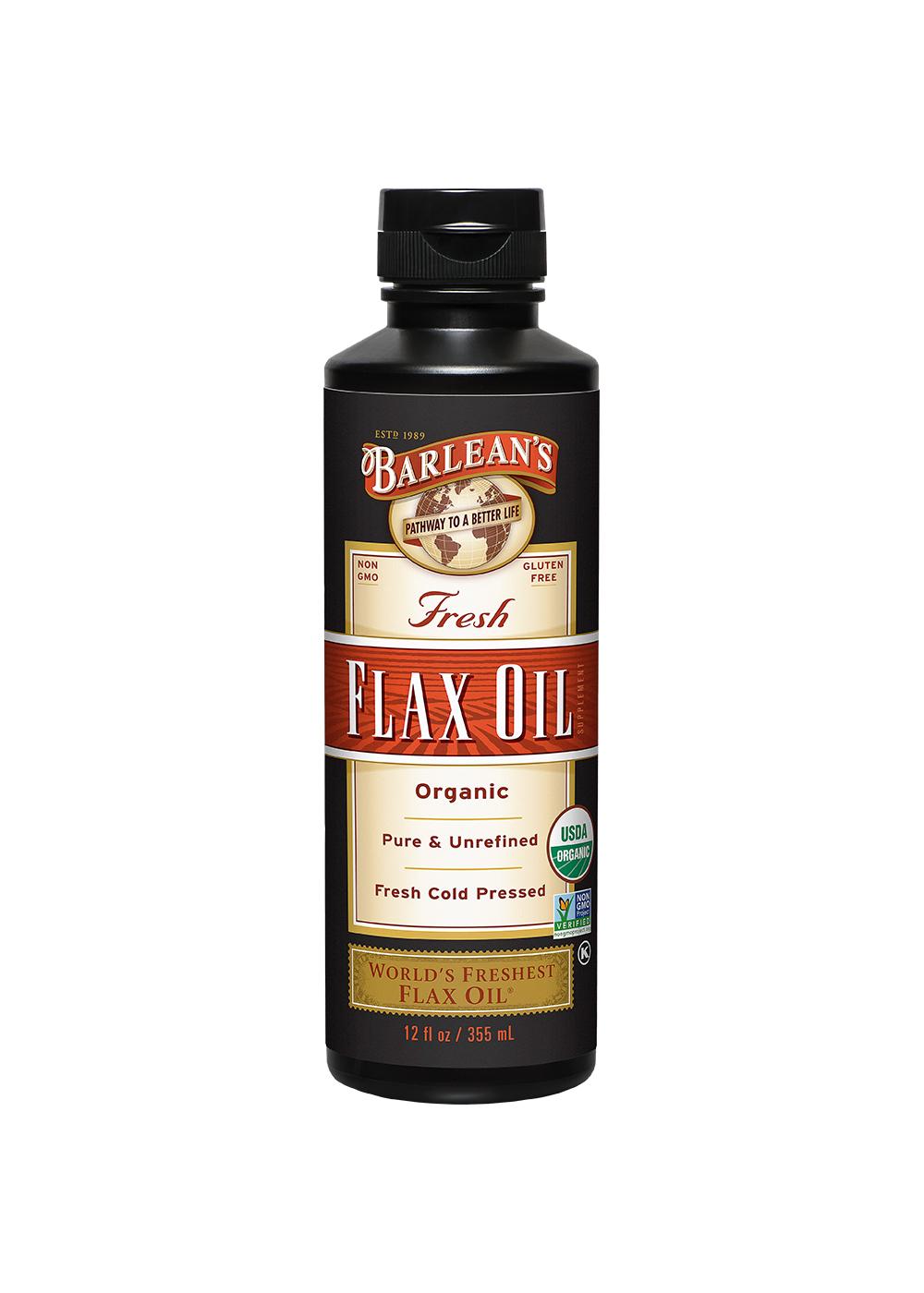 Barlean's Organic Flax Oil; image 1 of 3