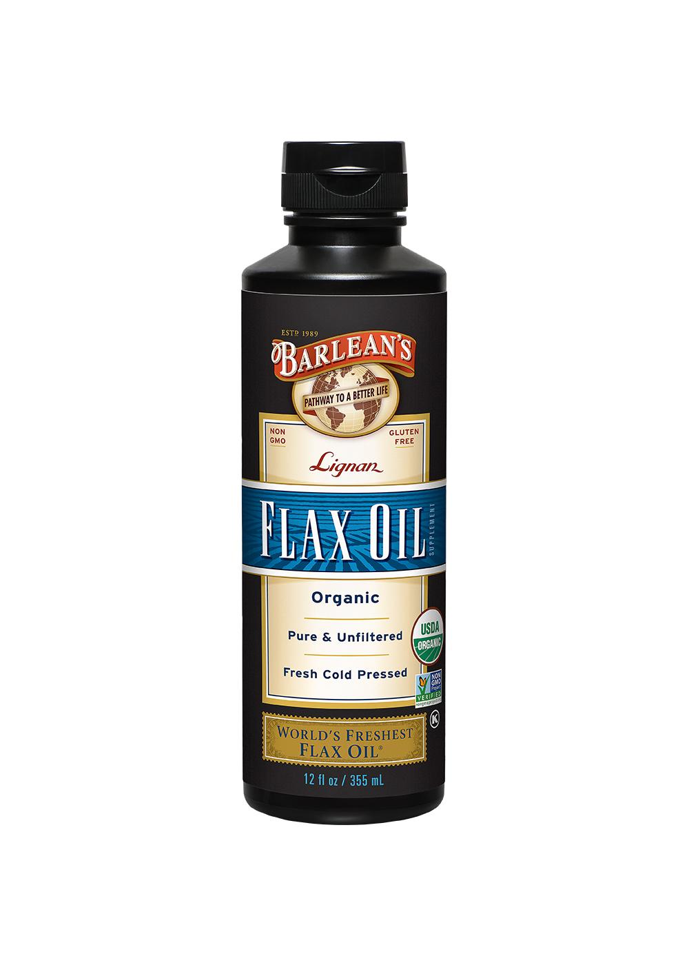 Barlean's Organic Lignan Flax Oil; image 1 of 3