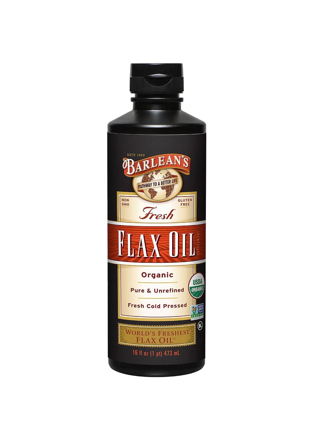 Barlean's Organic Flax Oil; image 1 of 3