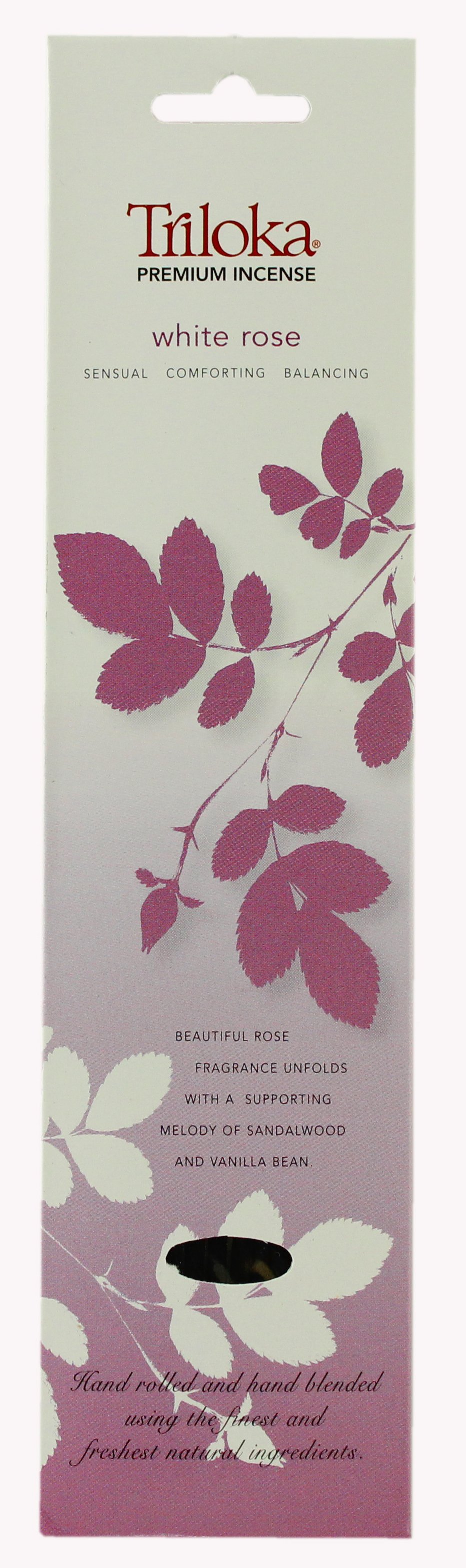 Triloka White Rose Incense Shop Incense at HEB