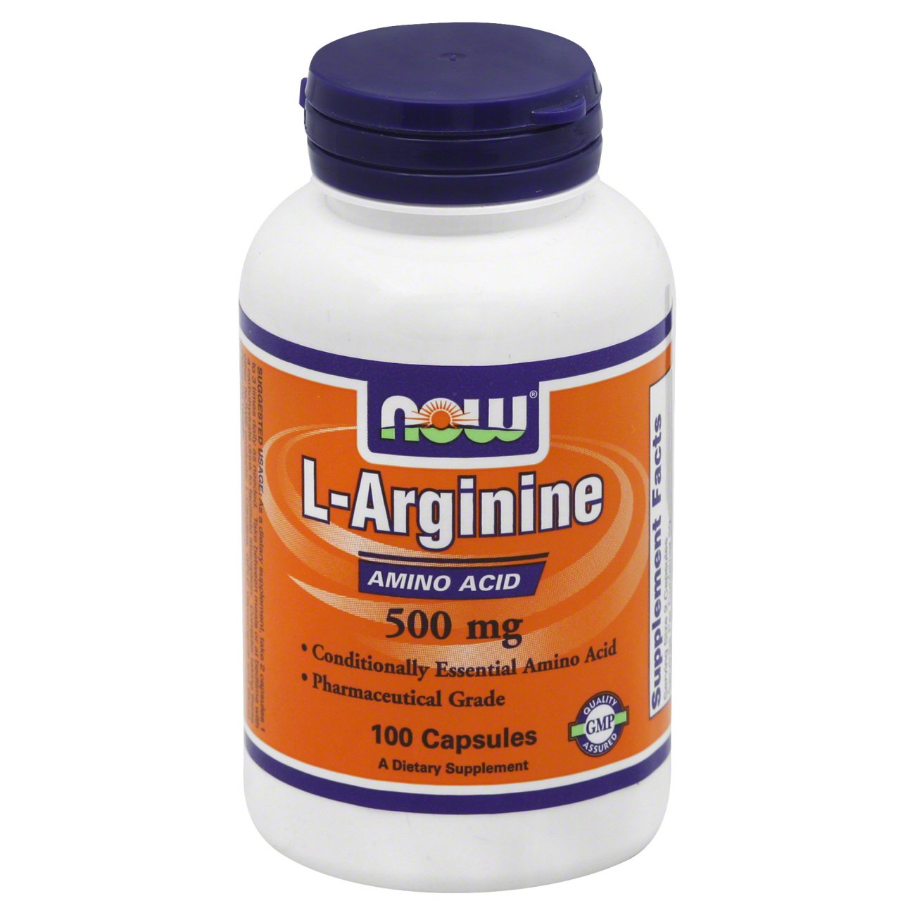 NOW L-Arginine 500 mg Capsules - Shop Diet & Fitness at H-E-B